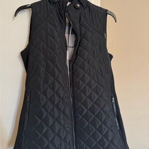 Black Quilted Vest